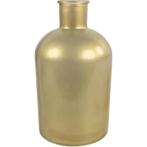 Countryfield fles vaas Dena goud 31cm