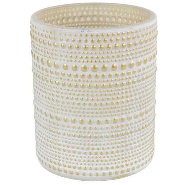 Countryfield theelichthouder Nelle L crème 12,5 cm