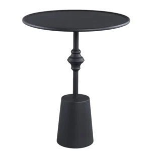 PTMD bijzettafel Dinja zwart 60cm