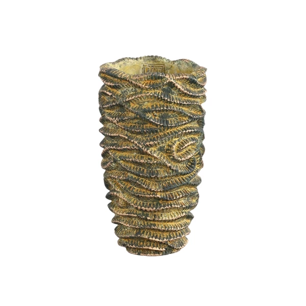 PTMD bloempot Waves bruin 27cm