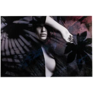 PTMD glasschilderij Shady Lady 150x100cm