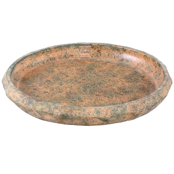 PTMD schaal Lourdes geel/groen 35cm