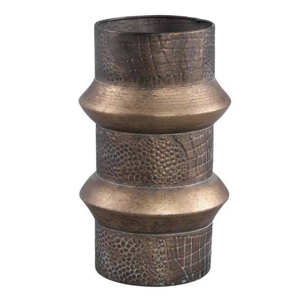 PTMD vaas Danzic goudkleurig 30 cm